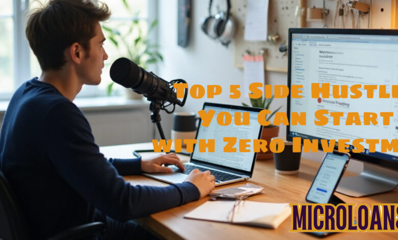Top 5 Side Hustles You Can Start with Zero Investment